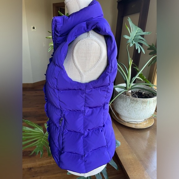Talbots Down Puffer Vest with Ruffles - Picture 2 of 11